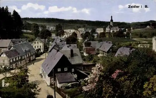 Ak Brtníky Zeidler Staré Křečany Alt Ehrenberg Reg. Aussig, Stadtansicht