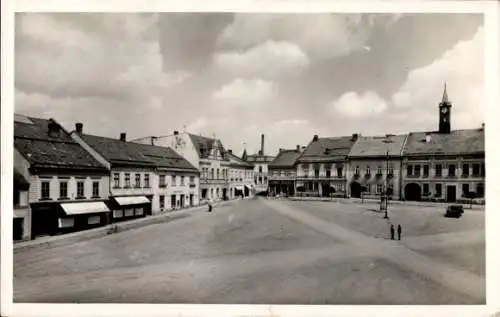 Ak Vítkov Wigstadtl Mährisch Schlesien, Ringplatz