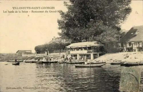 CPA Villeneuve Saint Georges Val de Marne, Restaurant