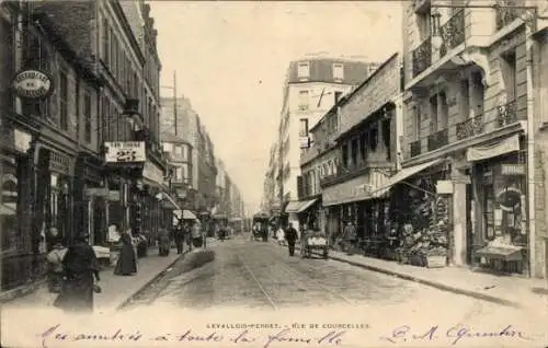 CPA Levallois-Perret-Hauts-de-Seine, Rue de Courcelles