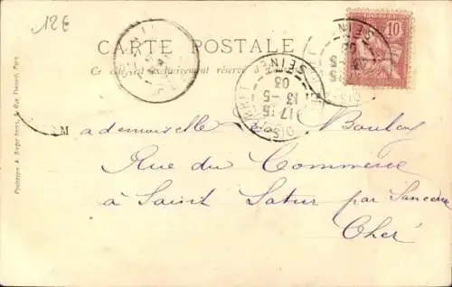 CPA Levallois-Perret-Hauts-de-Seine, Rue de Courcelles