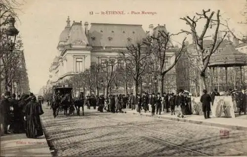 Ak Saint Étienne Loire, Marengo Platz