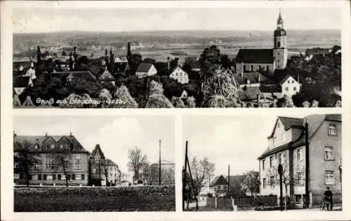 Ak Glauchau in Sachsen, Stadtansicht, Kirche