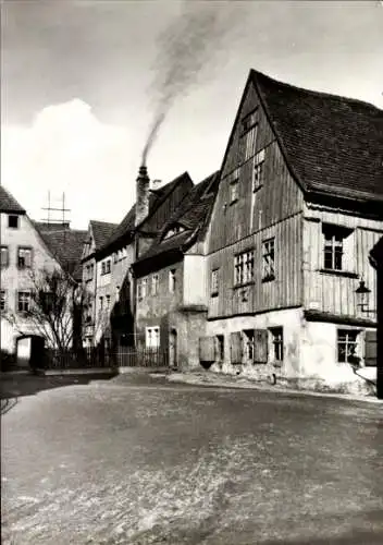 Ak Freiberg in Sachsen, Alte Bebauung am Petriplatz