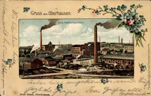 Passepartout Litho Oberhausen im Ruhrgebiet, Gute Hoffnungshütte