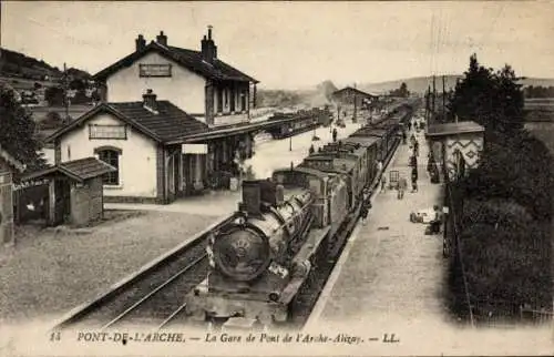 Ak Pont de l'Arche Eure, Gare de Pont de l'Arche-Alizay