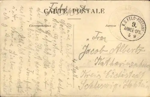 Ak Neuilly Saint Front Aisne, Bahnhof, Bahnsteig
