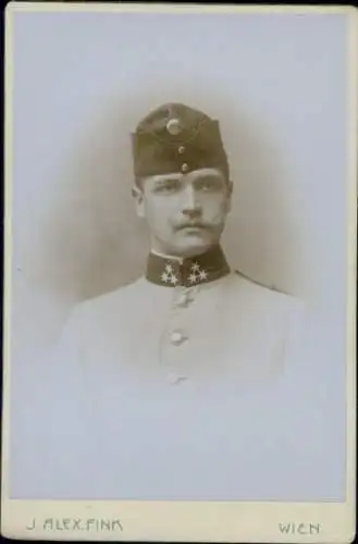 Foto Wien, Kuk Armee, Soldat in Uniform, Portrait