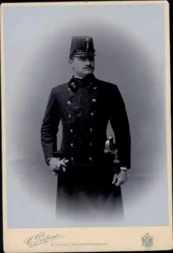 Foto Wien, Kuk Armee, Soldat in Uniform, Portrait