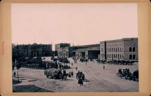 Kabinettfoto Kaliningrad Königsberg Ostpreußen, Bahnhof