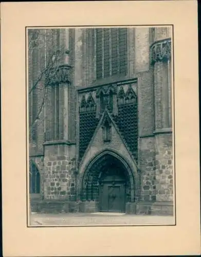 Foto Chojna Königsberg Neumark Ostbrandenburg, Marienkirche, Portal