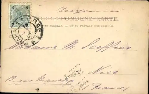 Ak Praha Prag Tschechien, Straßenansicht