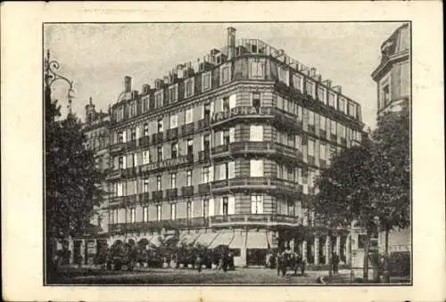 Ak Strasbourg Straßburg Elsass Bas Rhin, Grand Hotel National