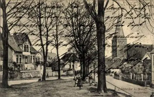 Ak Lübbecke in Westfalen, Bergerthor, Kirche