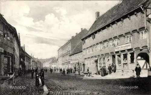 Ak Randers Dänemark, Storegade, Geschäft Peter Jorgensen