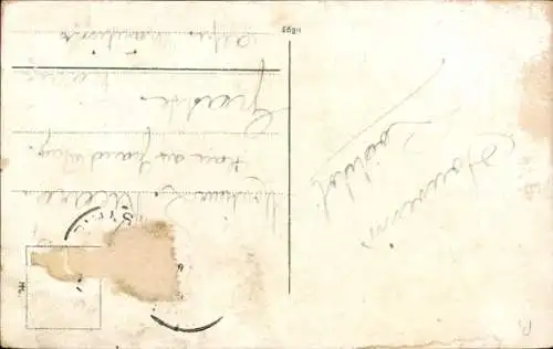 Ak Maghreb, Araber in Tracht, Porträt, Zopf