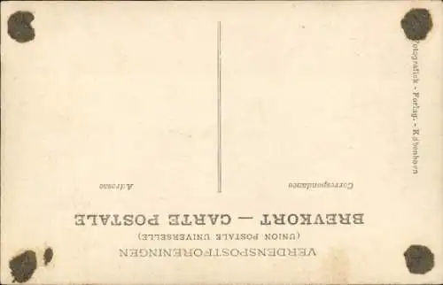 Ak Dragør Dänemark, Straße, Häuser