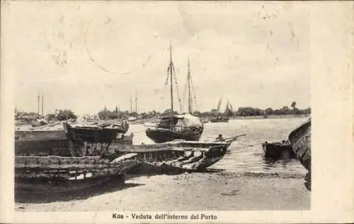 Ak Insel Kos Griechenland, Hafen, Boote