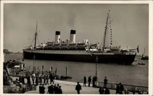 Ak Dampfschiff Monte Pascoal, HSDG