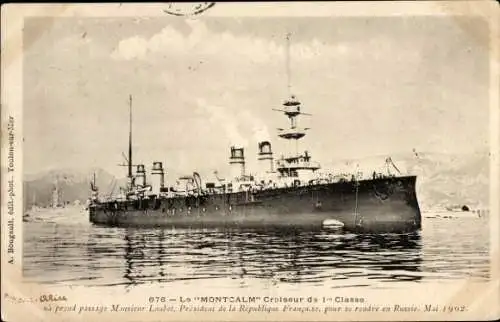 Ak Le Montcalm, Croiseur de 1 Classe, Marine nationale française