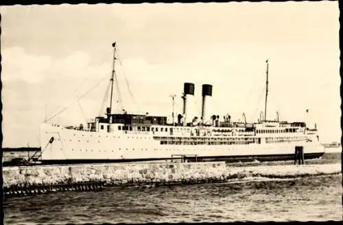 Ak Ostseebad Warnemünde Rostock, Fährschiff