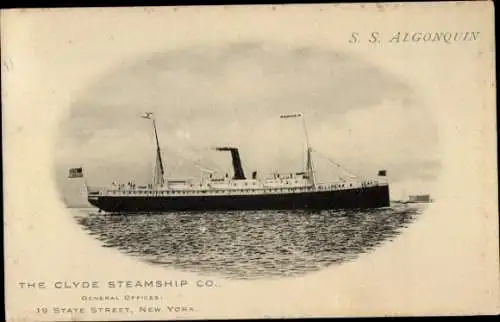 Ak Dampfer S.S. Algonquin, Clyde-Mallory Lines