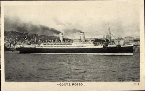 Ak Schiff Conte Rosso, Lloyd Sabaudo