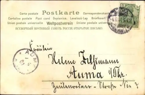 Litho Maiblumenduft, Schneeglöckchen, Kitsch