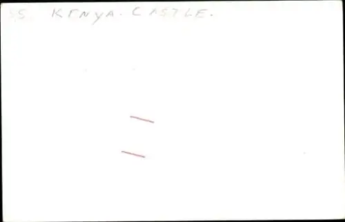 Foto Dampfer Kenya Castle, Chandris Lines