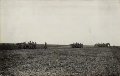 Foto Ak Feldgeschütze, Kaiserliche Armee, Kaiserzeit