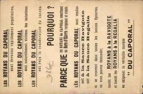 CPA Reklame, La Tentation du Caporal
