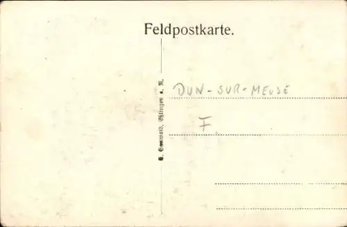 Ak Dun sur Meuse, Kirche, Innenansicht