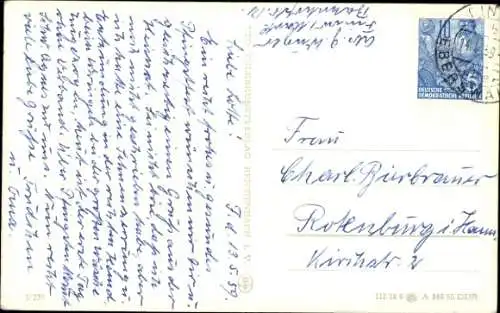 Ak Finow Eberswalde Mark, Evangelische Kirche