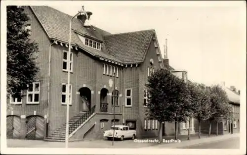 Ak Ossendrecht Woensdrecht Nordbrabant Niederlande, Rathaus