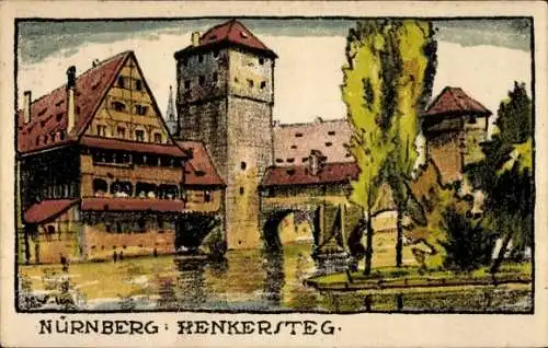 Ak Nürnberg in Mittelfranken, Henkersteg