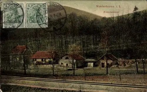 Ak Niederbronn les Bains Bad Niederbronn Elsass Bas Rhin, Kleinhammer, Häuser