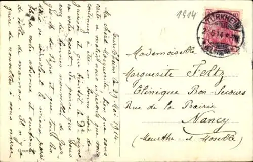 Ak Colmar Kolmar Elsass Haut Rhin,  Münster St. Martin