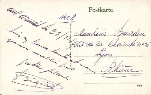 Ak Strasbourg Straßburg Elsass Bas Rhin, Kaiserpalast