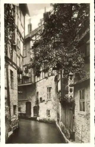 Ak Quedlinburg im Harz, Klein-Venedig