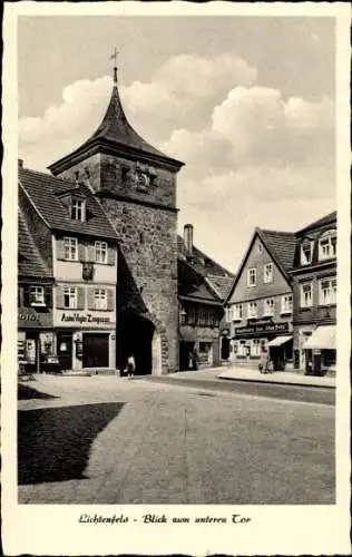 Ak Lichtenfels am Main Oberfranken, Unteres Tor