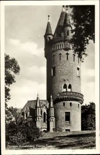 Ak Potsdam Babelsberg, Flatow Turm
