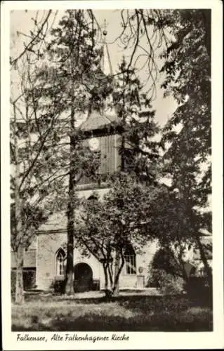 Ak Falkensee Havelland,  Alte Falkenhagener Kirche