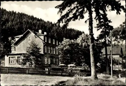 Ak Manebach Ilmenau in Thüringen, Hotel Moosbach