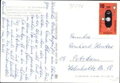 Ak Brotterode in Thüringen, Gaststätte Fuchsbau Mommelstein