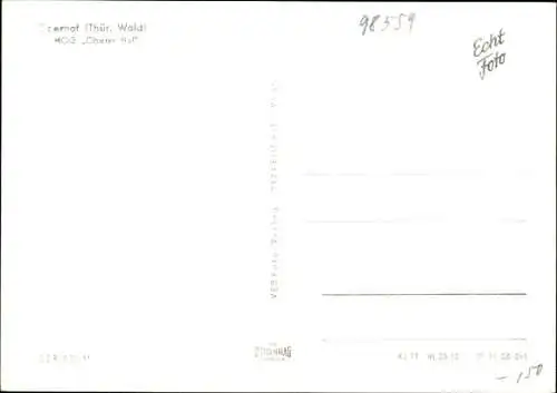 Ak Oberhof im Thüringer Wald, HOG Oberer Hof