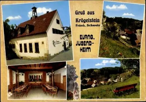 Ak Krögelstein Hollfeld in der Fränkischen Schweiz, Evangelisches Jugendheim