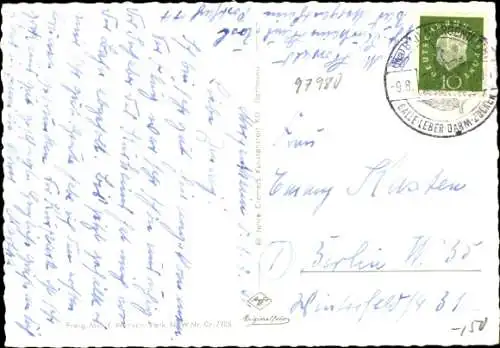 Ak Bad Mergentheim in Tauberfranken, Gesamtansicht