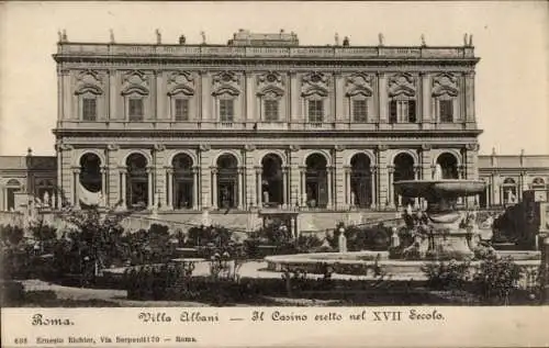 Ak Roma Rom Lazio, Villa Albani