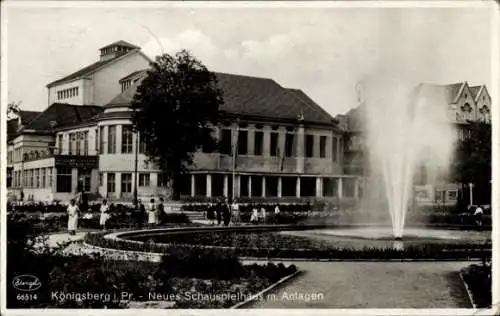 Ak Kaliningrad Königsberg Ostpreußen, Neues Schauspielhaus, Anlagen