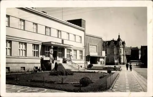 Ak Lomnice nad Popelkou Region Reichenberg, Sparkasse